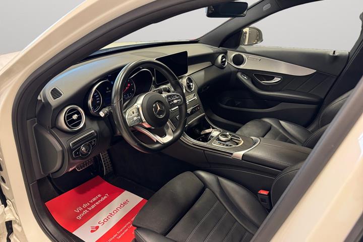 Hvid Mercedes C220 d fra 2019