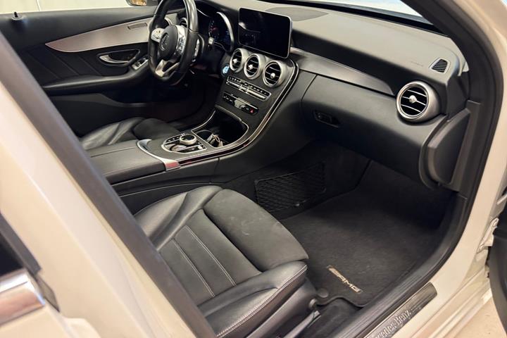 Hvid Mercedes C220 d fra 2019