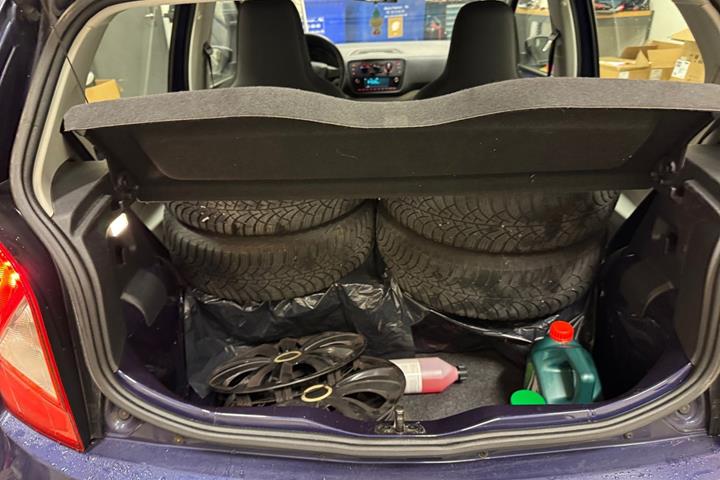 Blå Seat Mii fra 2018