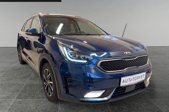 Blå Kia Niro fra 2018