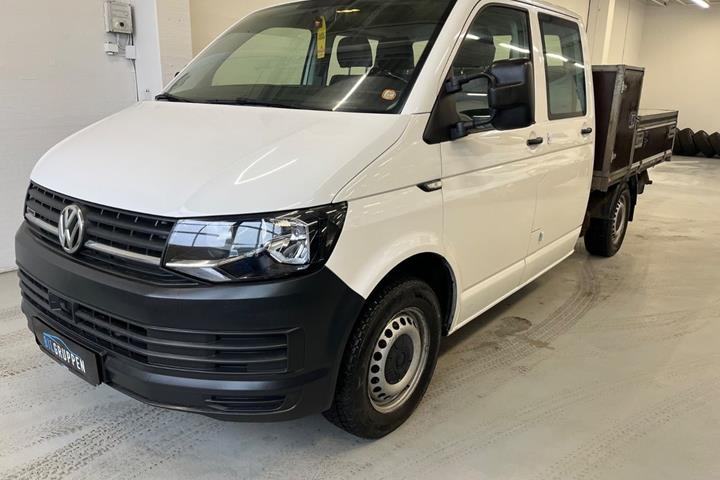 Hvid VW Transporter fra 2018