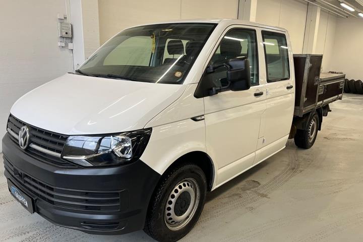 Hvid VW Transporter fra 2018