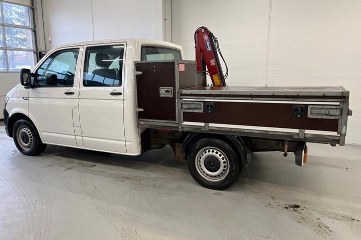 Hvid VW Transporter fra 2018