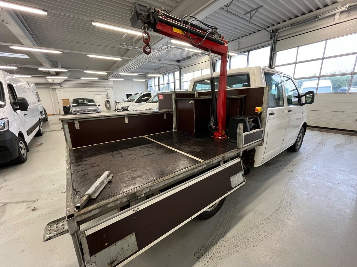 Hvid VW Transporter fra 2018