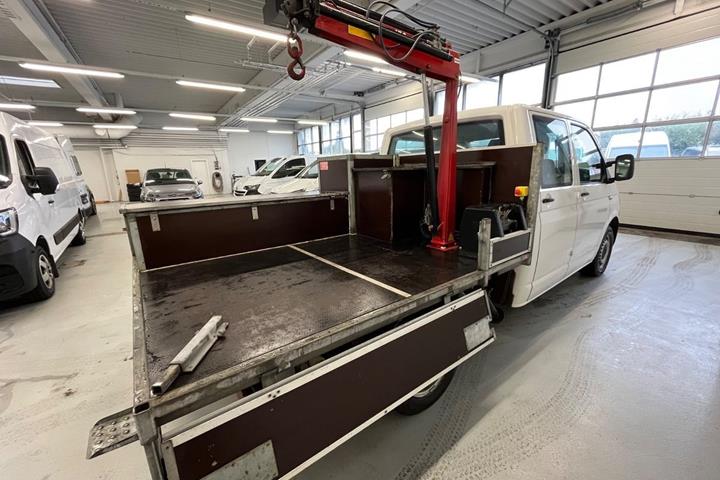 Hvid VW Transporter fra 2018