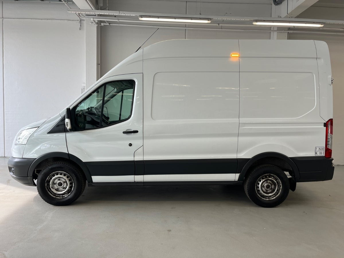Hvid Ford Transit 350 L3 Van fra 2015