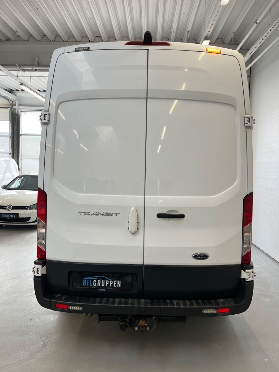 Hvid Ford Transit 350 L3 Van fra 2015