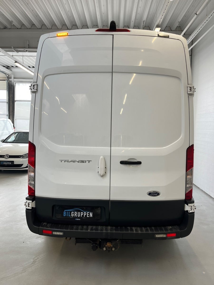 Hvid Ford Transit 350 L3 Van fra 2015