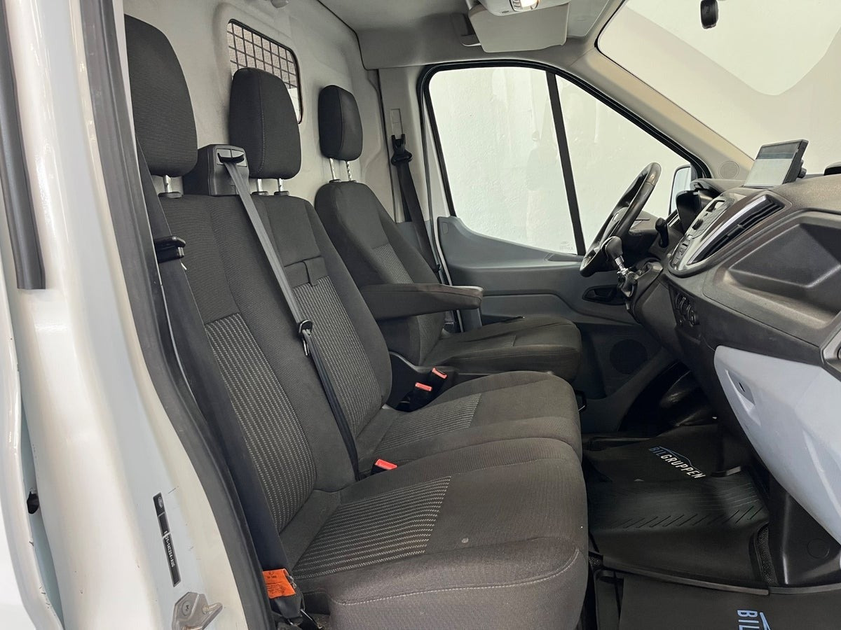 Hvid Ford Transit 350 L3 Van fra 2015