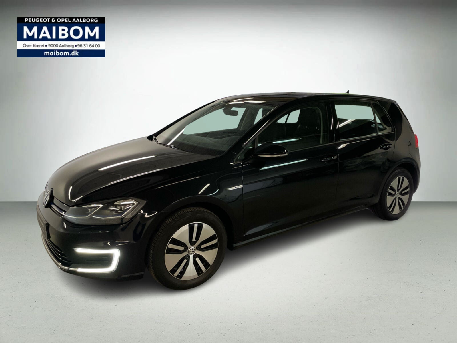 Sort VW e-Golf VII fra 2020