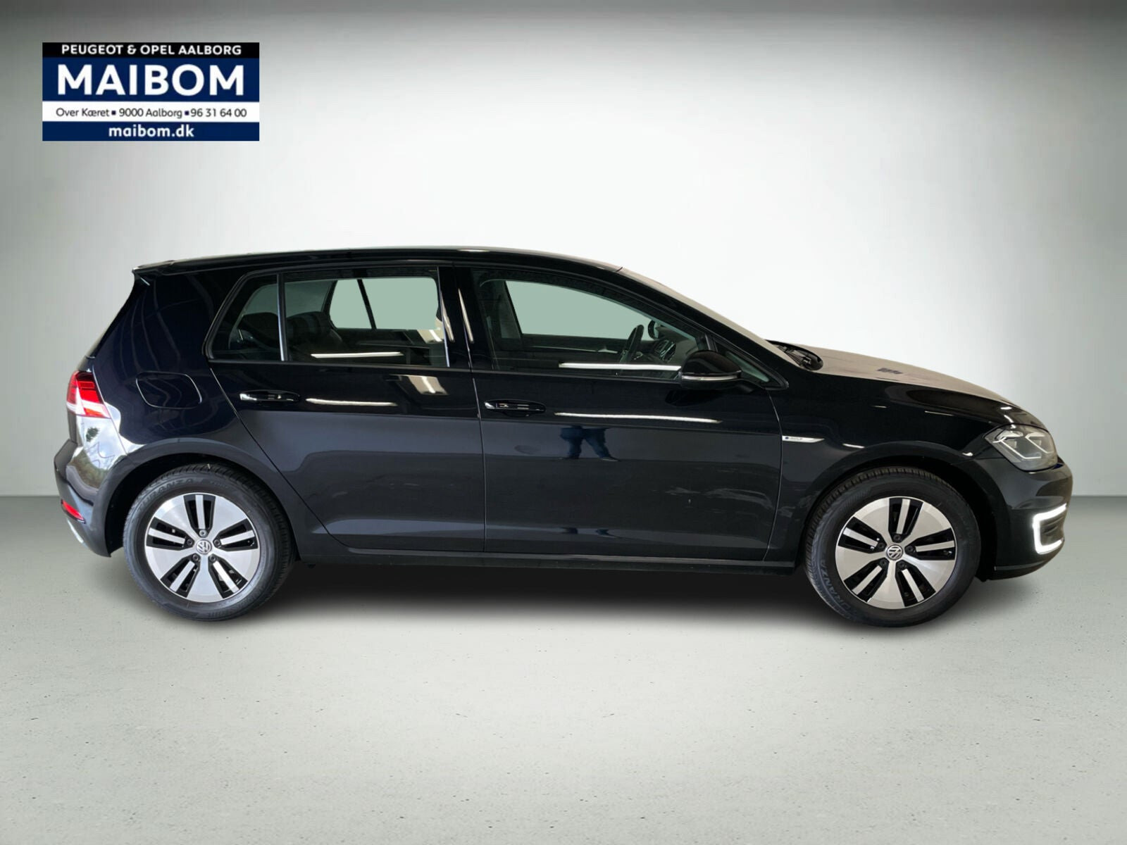 Sort VW e-Golf VII fra 2020