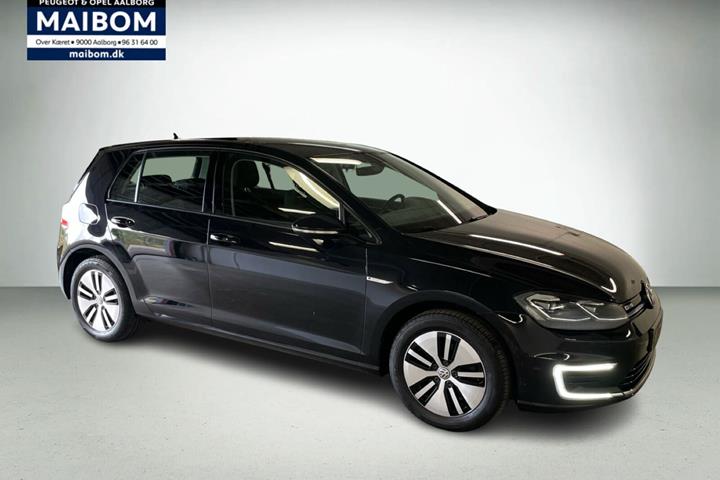 Sort VW e-Golf VII fra 2020