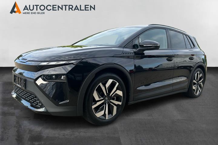 Sort Skoda Elroq fra 2025 set udefra