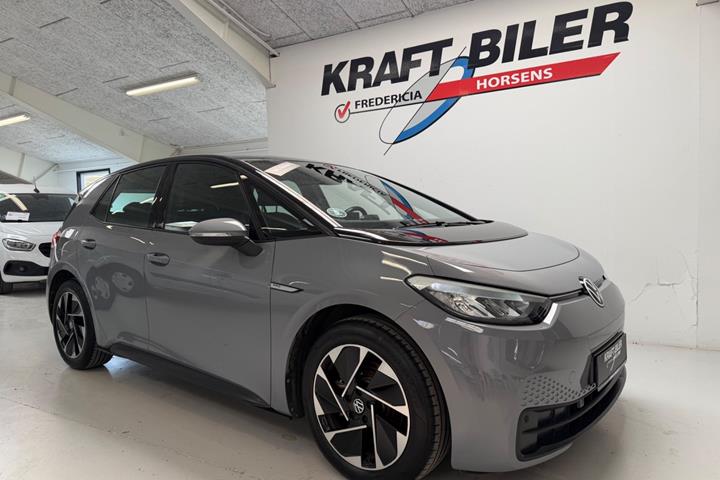 Grå VW ID.3 fra 2023