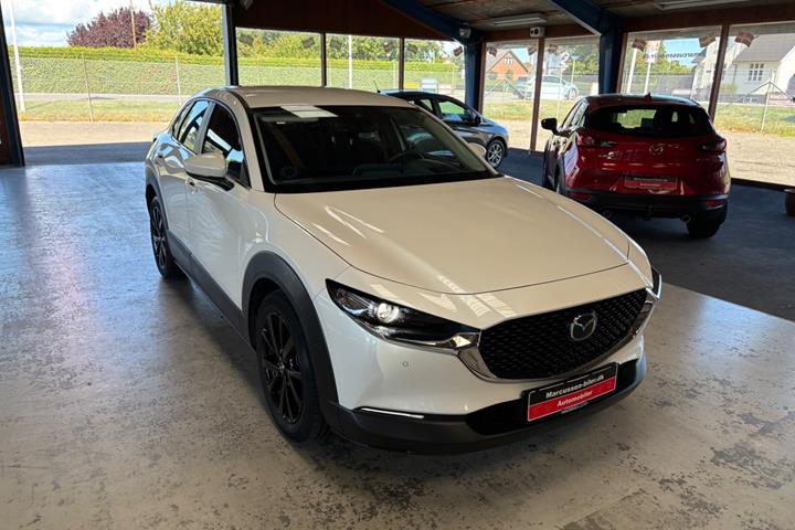 Hvid Mazda CX-30 fra 2019