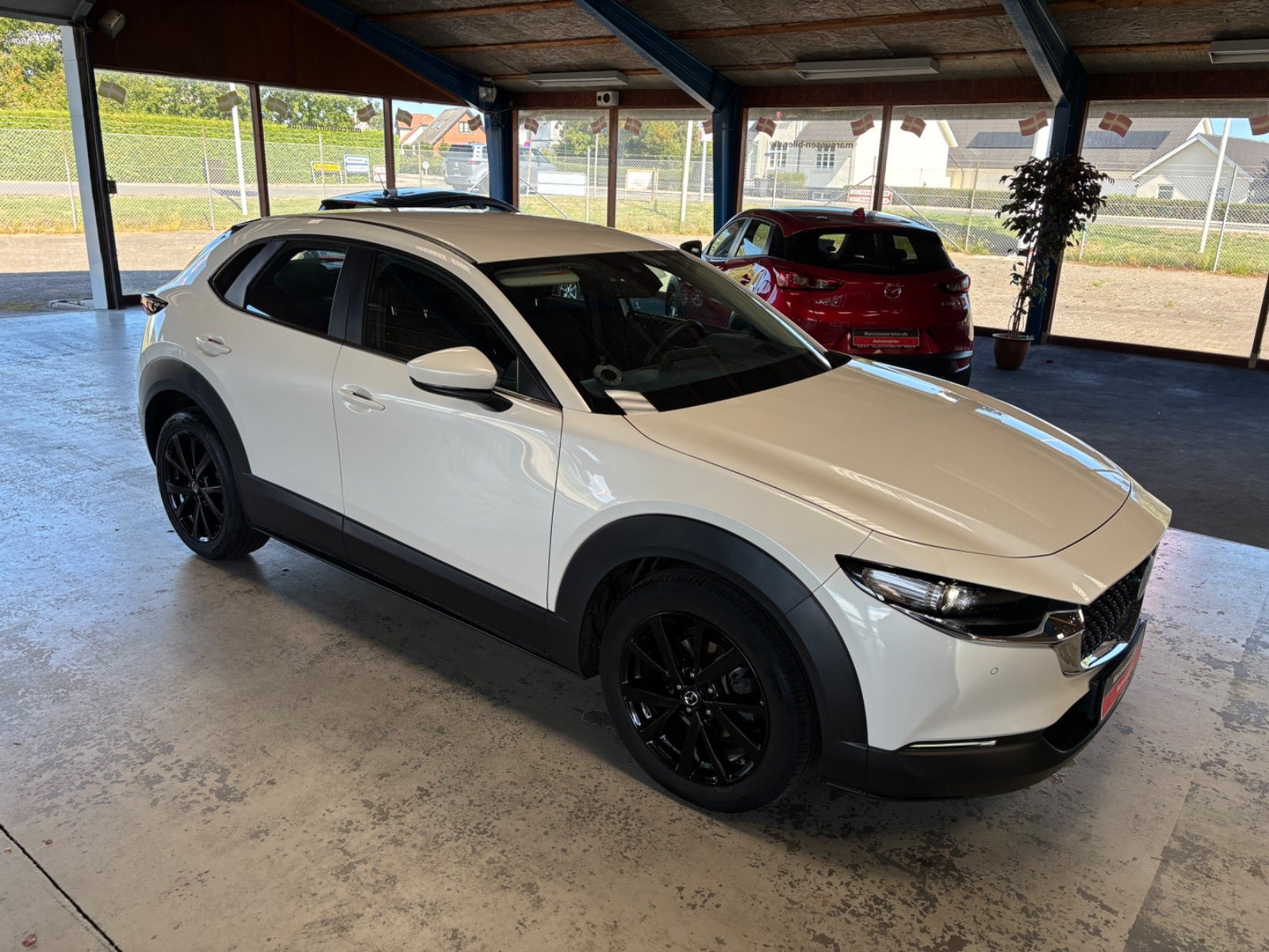 Hvid Mazda CX-30 fra 2019
