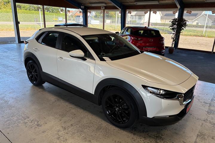 Hvid Mazda CX-30 fra 2019