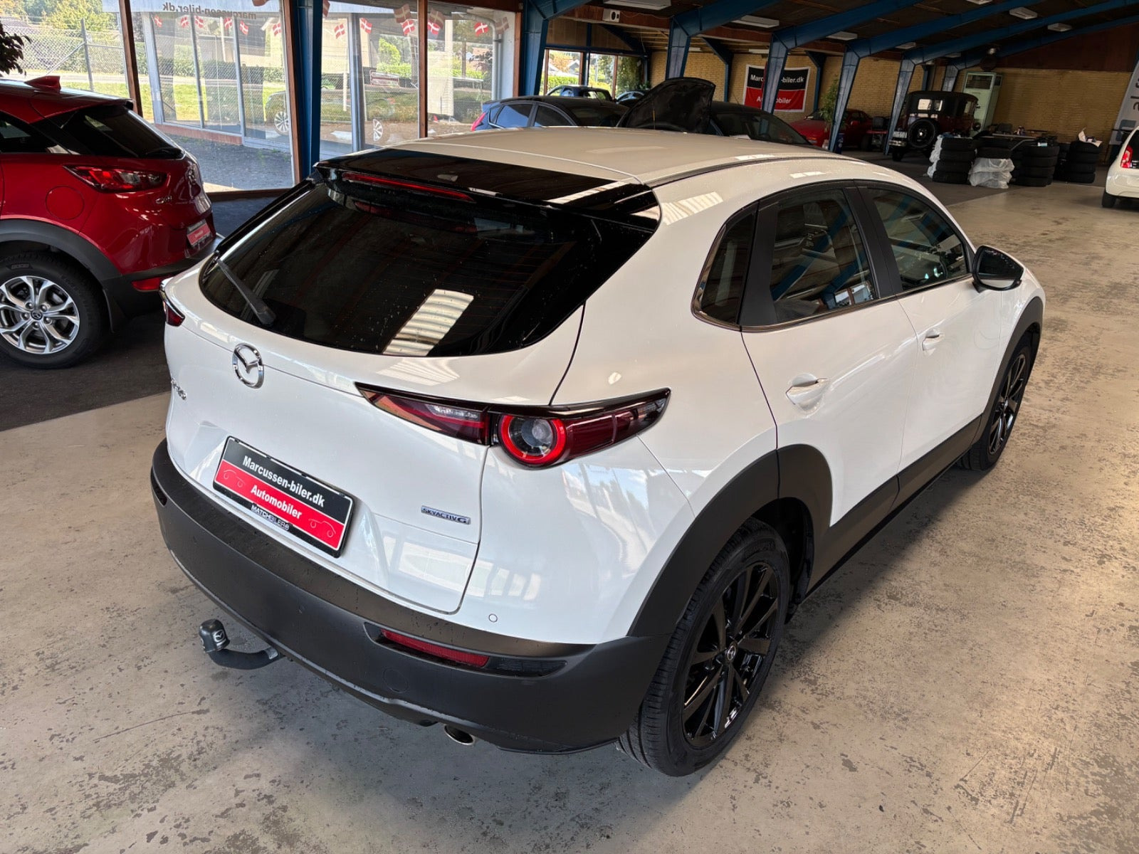 Hvid Mazda CX-30 fra 2019