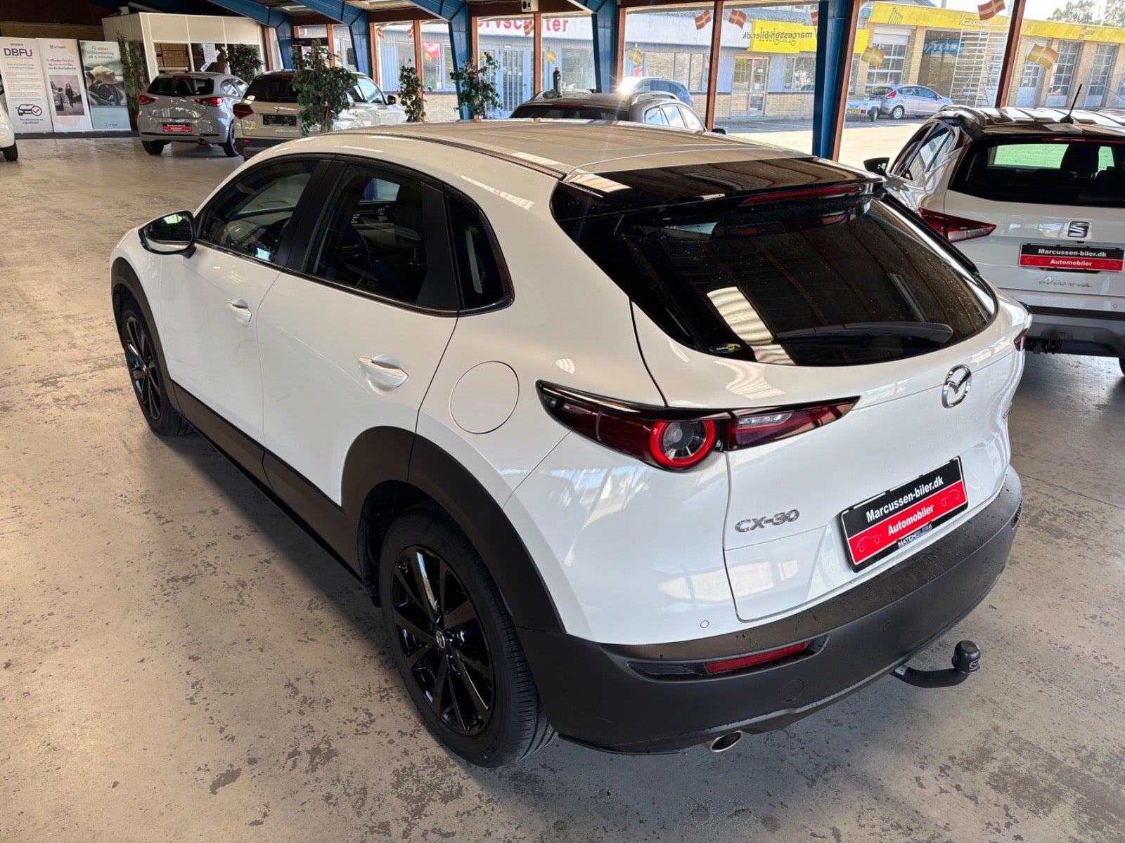 Hvid Mazda CX-30 fra 2019