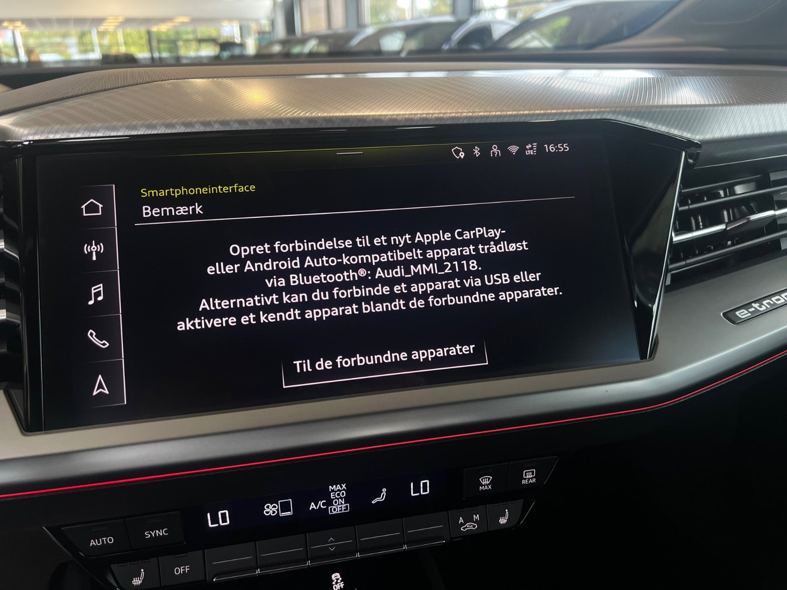 Sort Audi Q4 e-tron fra 2025