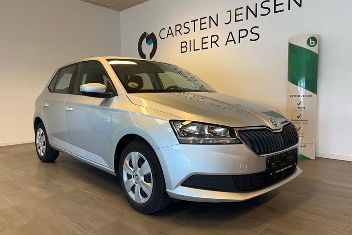 Sølv Skoda Fabia fra 2019