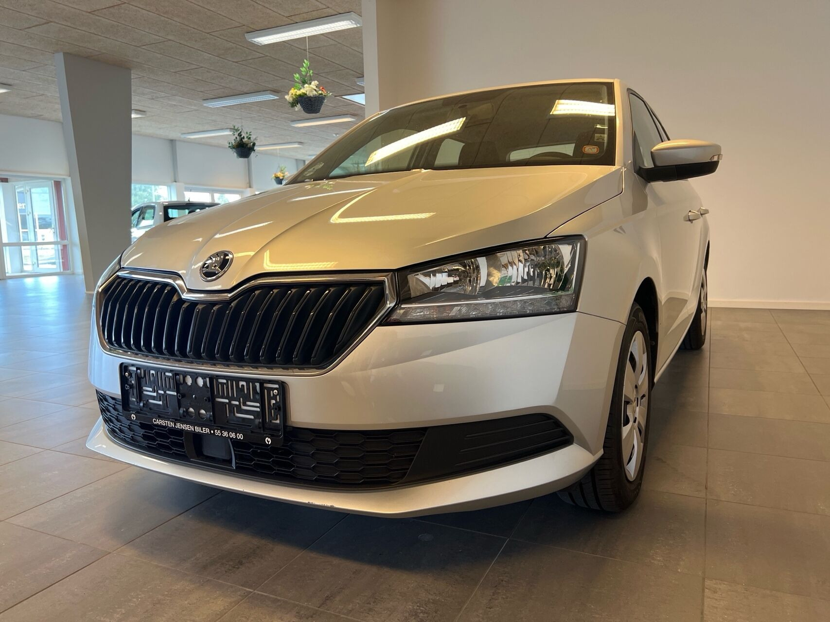 Sølv Skoda Fabia fra 2019