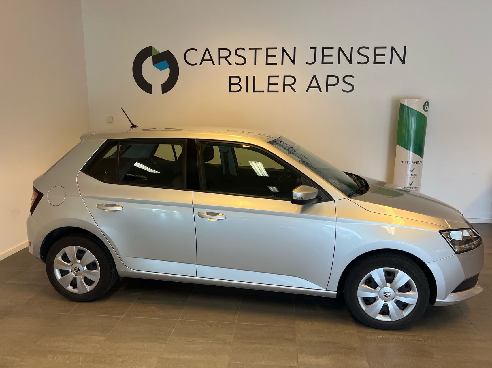 Sølv Skoda Fabia fra 2019