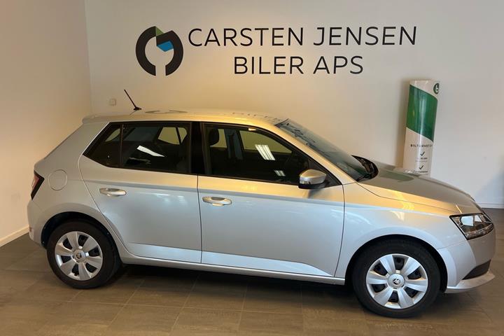 Sølv Skoda Fabia fra 2019