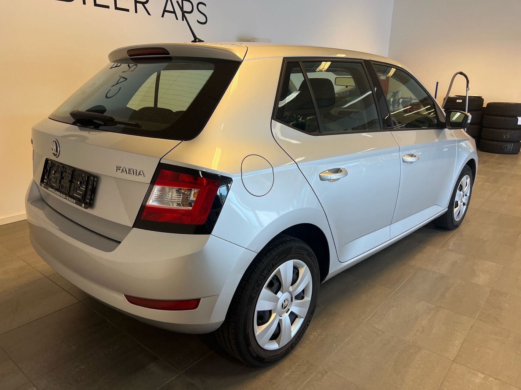Sølv Skoda Fabia fra 2019
