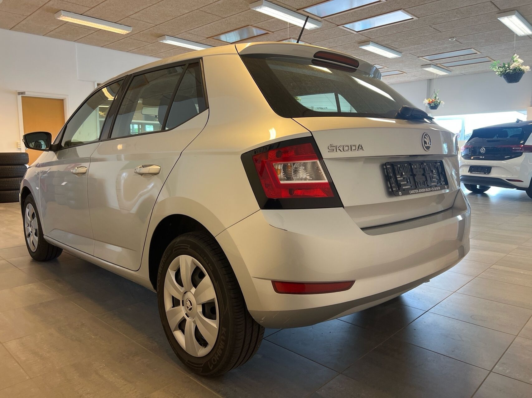 Sølv Skoda Fabia fra 2019