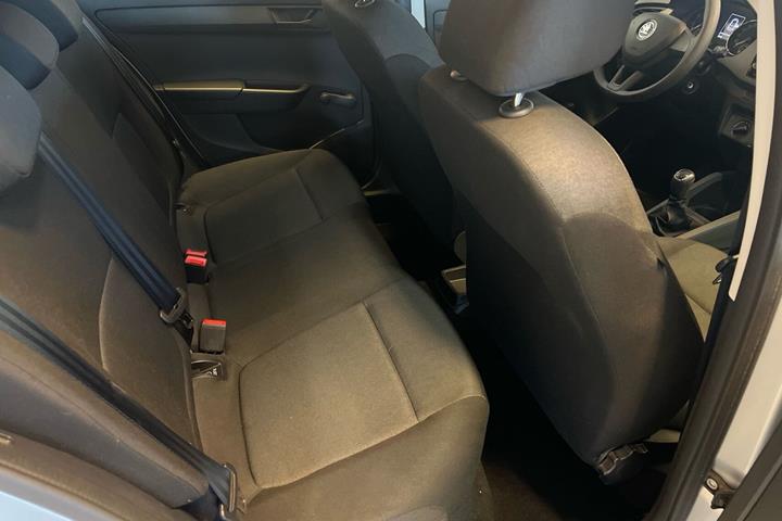 Sølv Skoda Fabia fra 2019