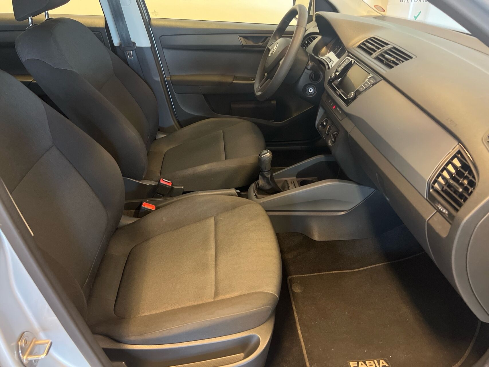 Sølv Skoda Fabia fra 2019