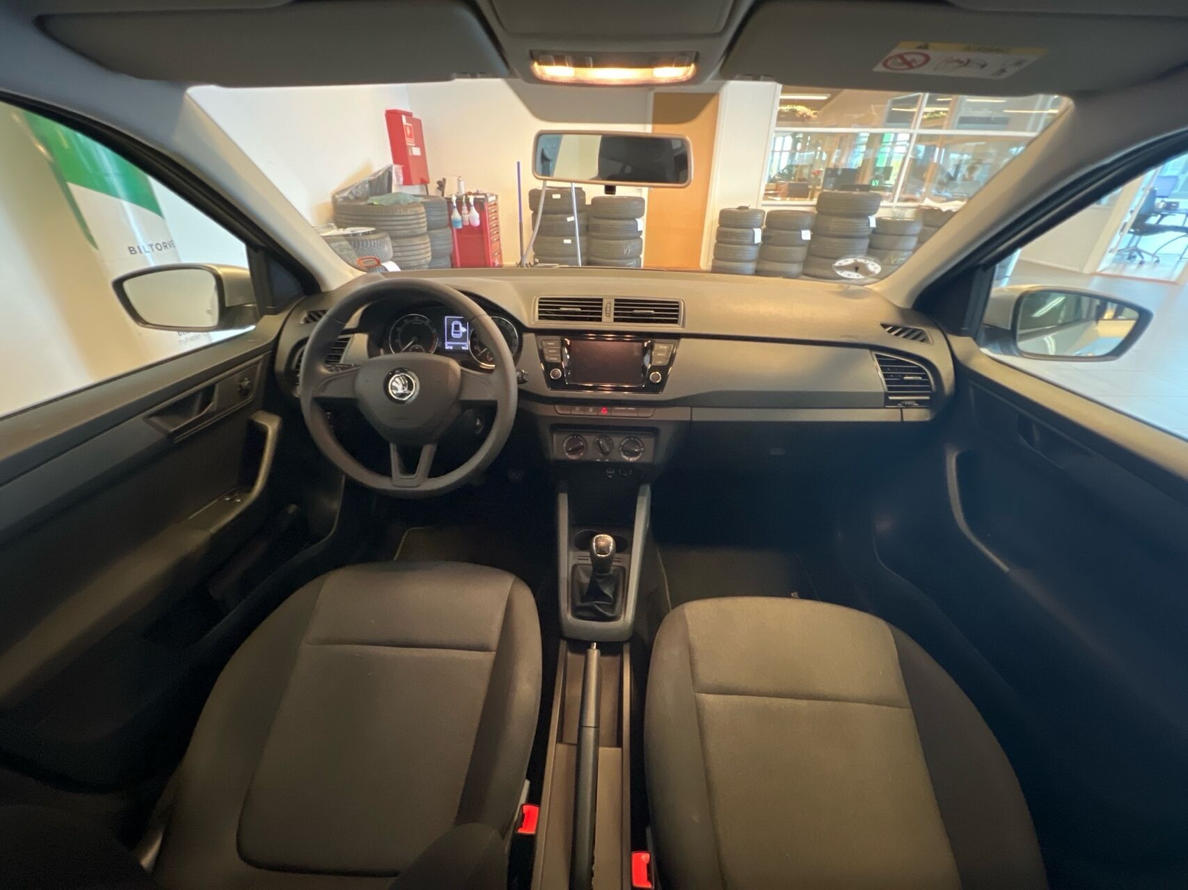 Sølv Skoda Fabia fra 2019