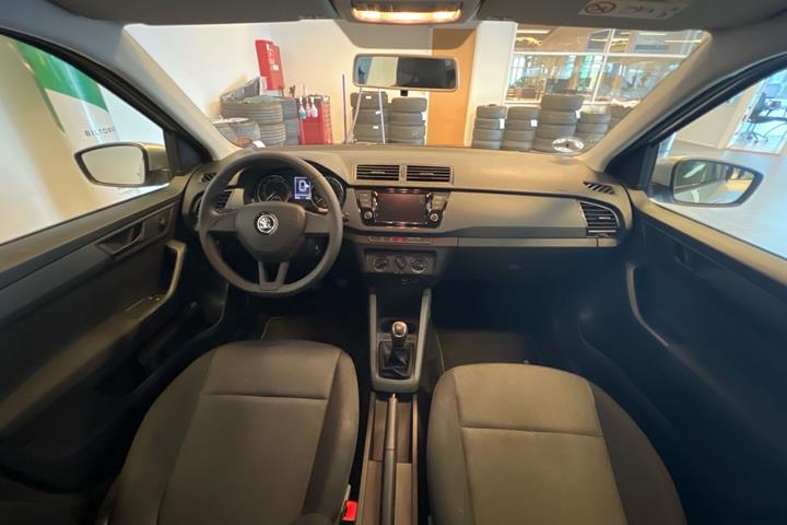 Sølv Skoda Fabia fra 2019