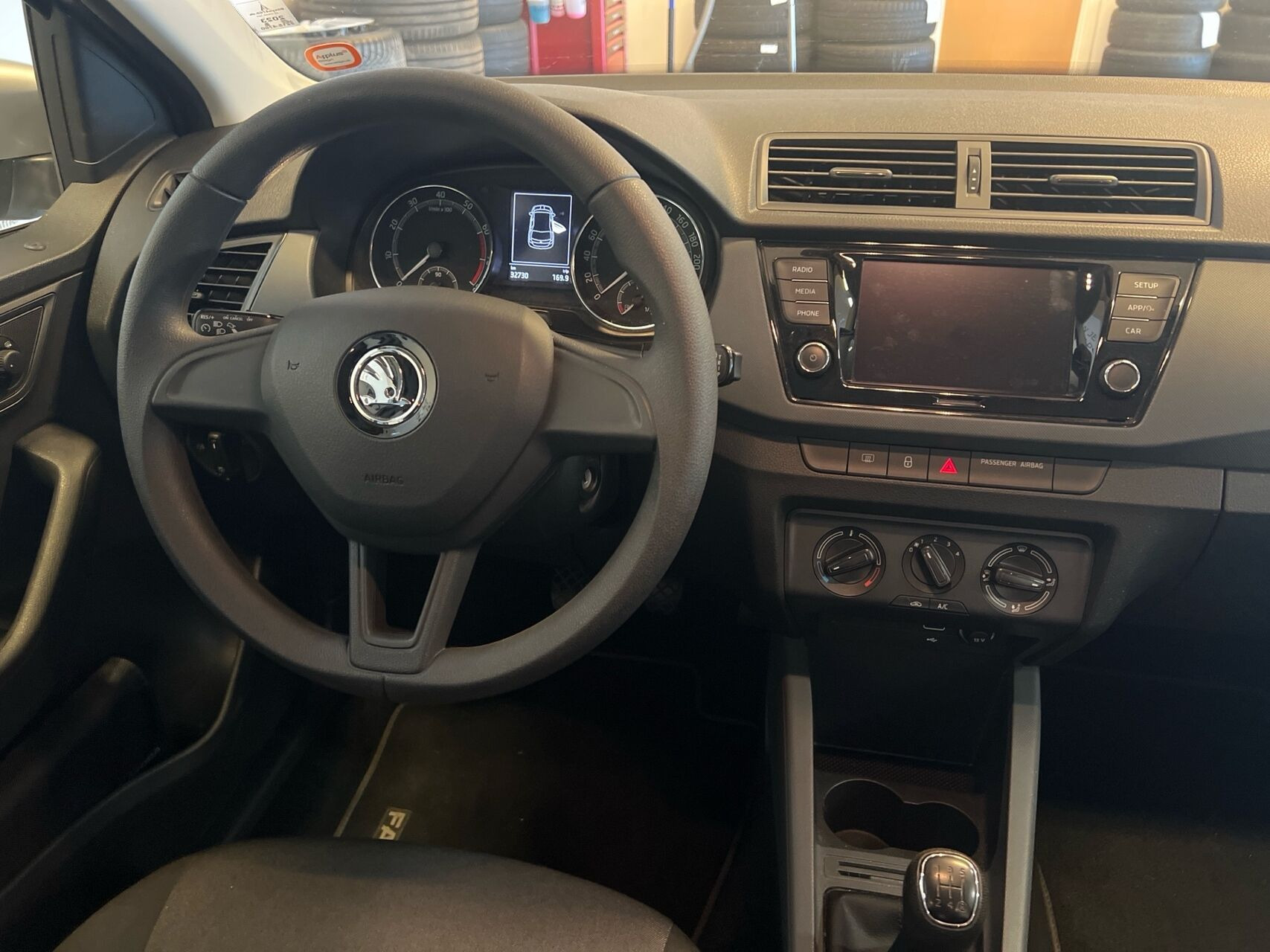 Sølv Skoda Fabia fra 2019