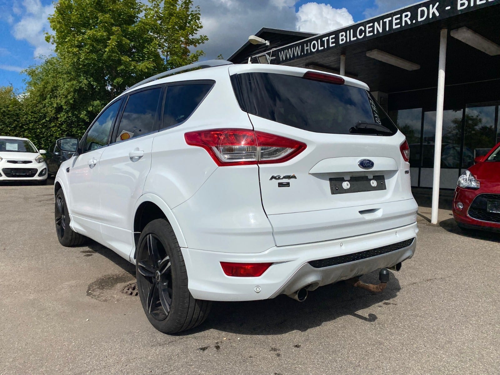 Hvid Ford Kuga fra 2013