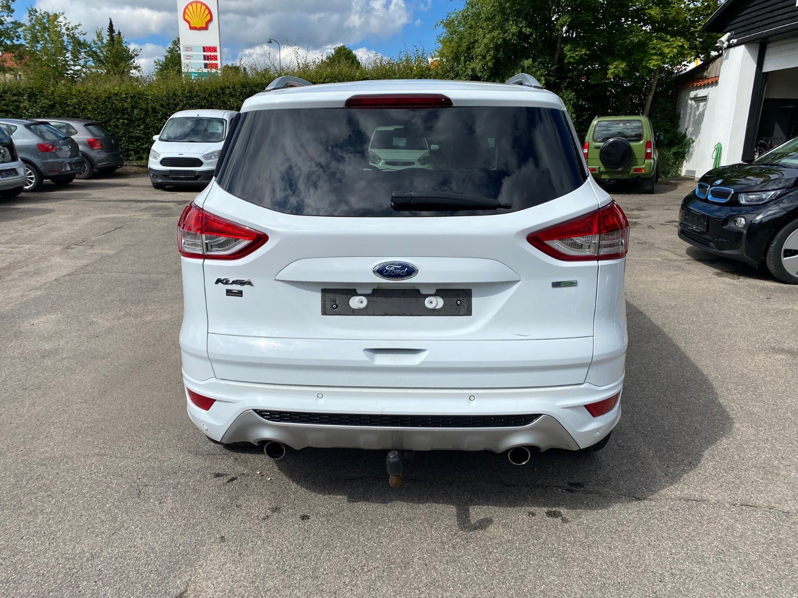 Hvid Ford Kuga fra 2013