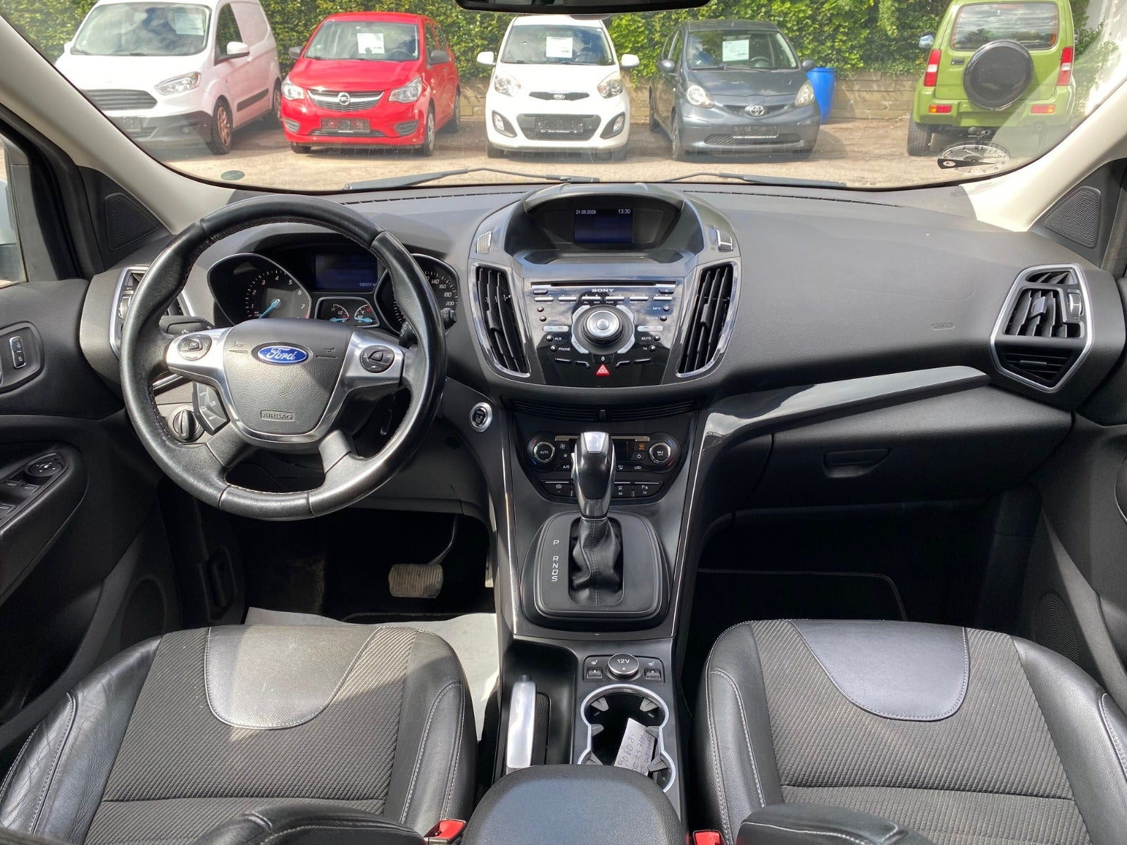 Hvid Ford Kuga fra 2013