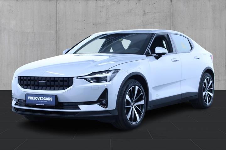 Hvid Polestar 2 fra 2021
