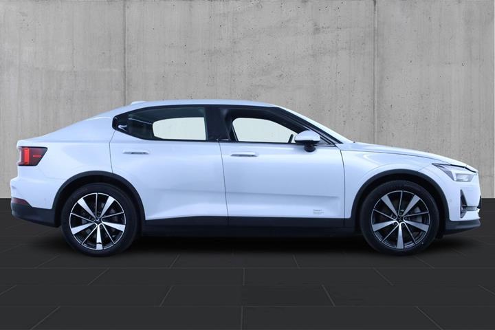 Hvid Polestar 2 fra 2021