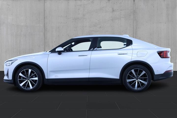 Hvid Polestar 2 fra 2021