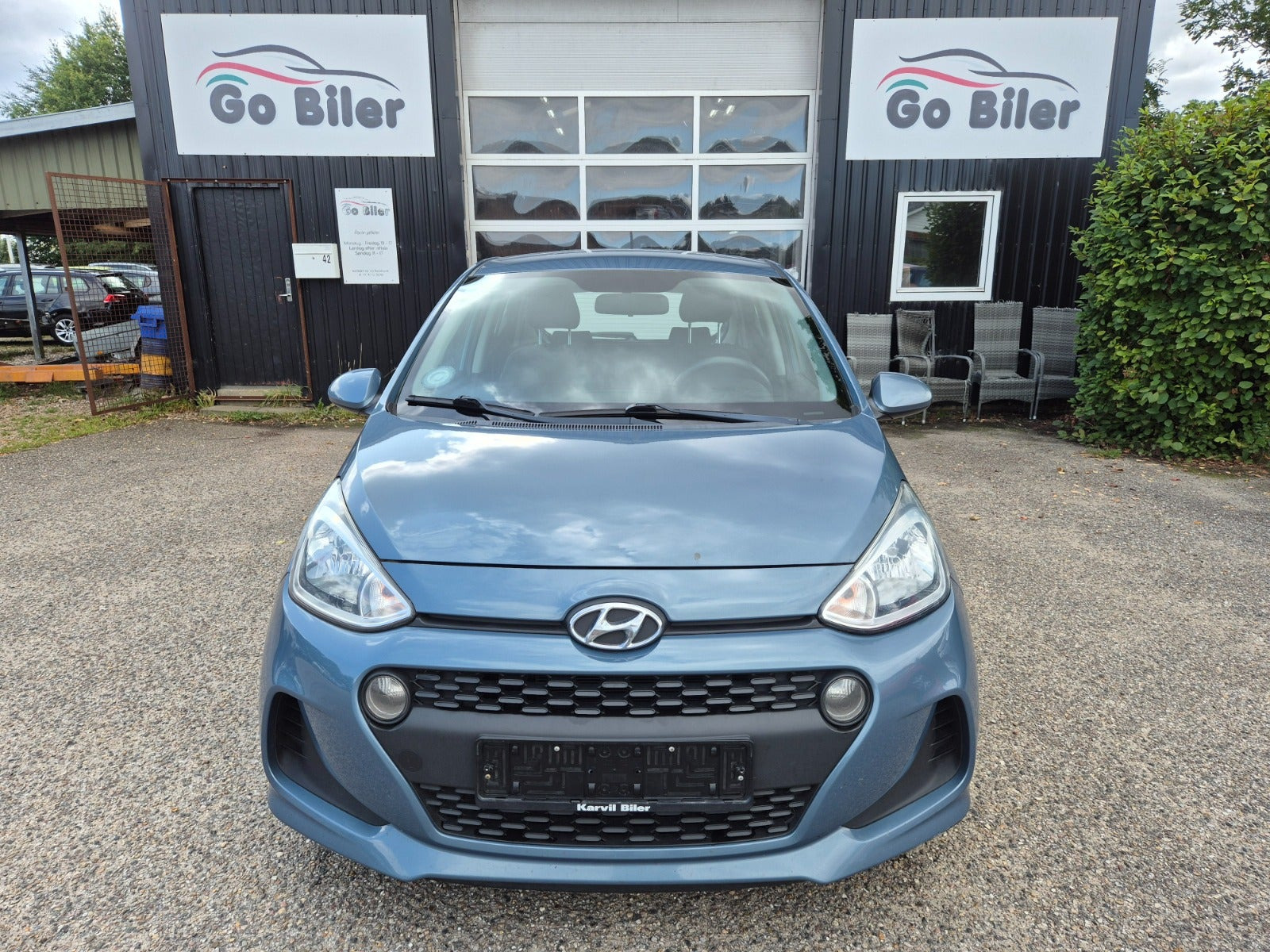 Grøn Hyundai i10 fra 2018