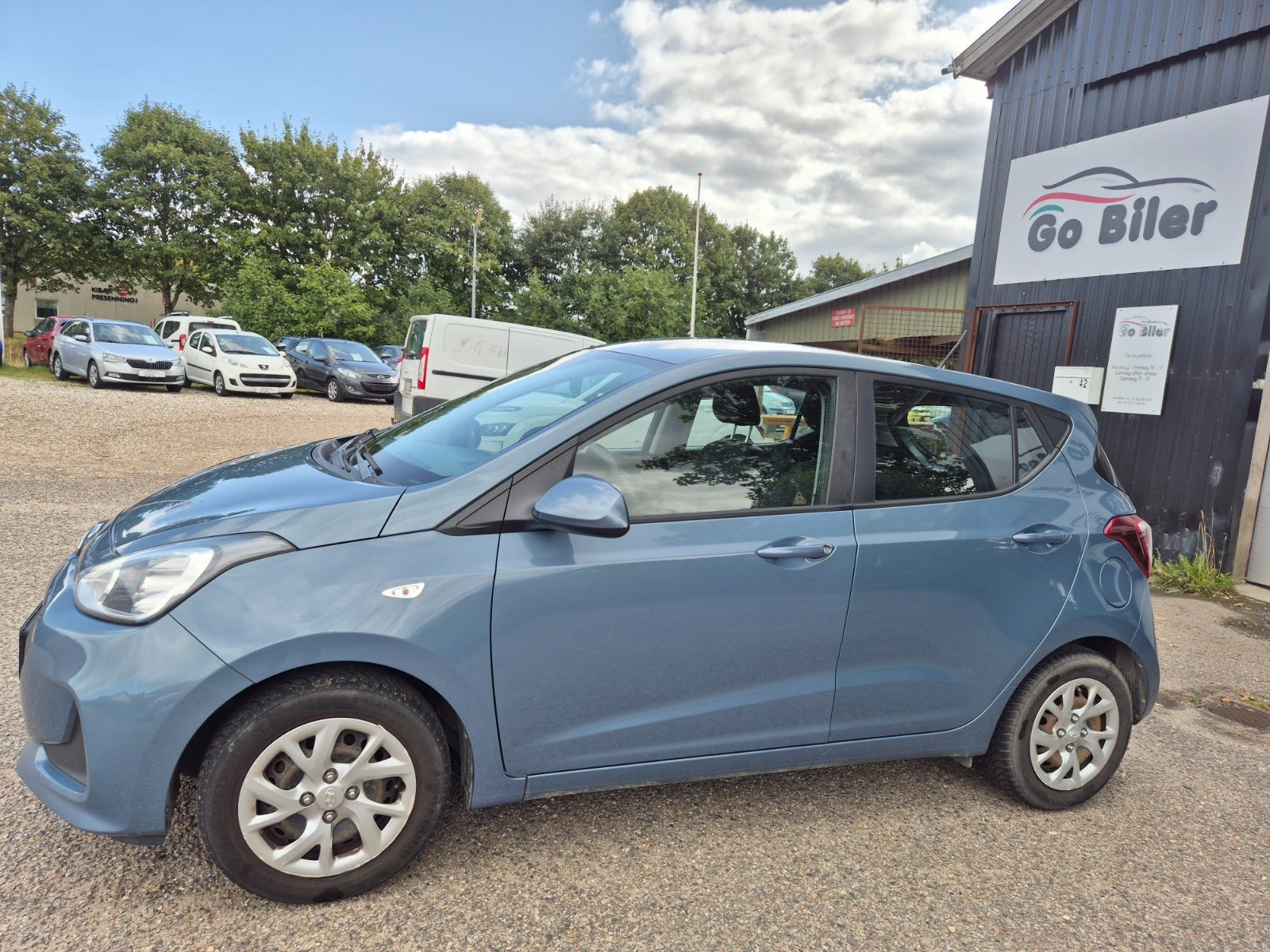 Grøn Hyundai i10 fra 2018
