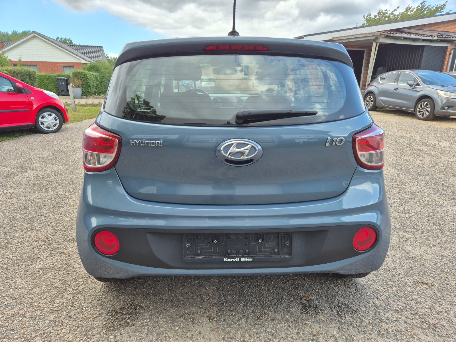Grøn Hyundai i10 fra 2018