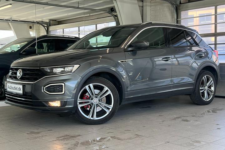 Grå VW T-Roc fra 2018