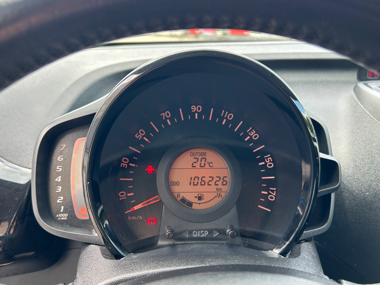 Hvid Toyota Aygo fra 2018