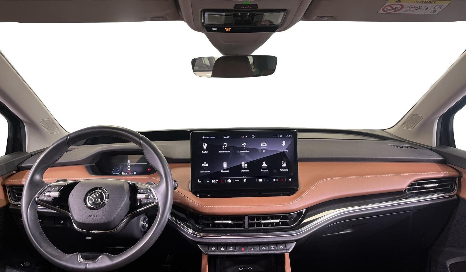 Sort Skoda Enyaq fra 2022