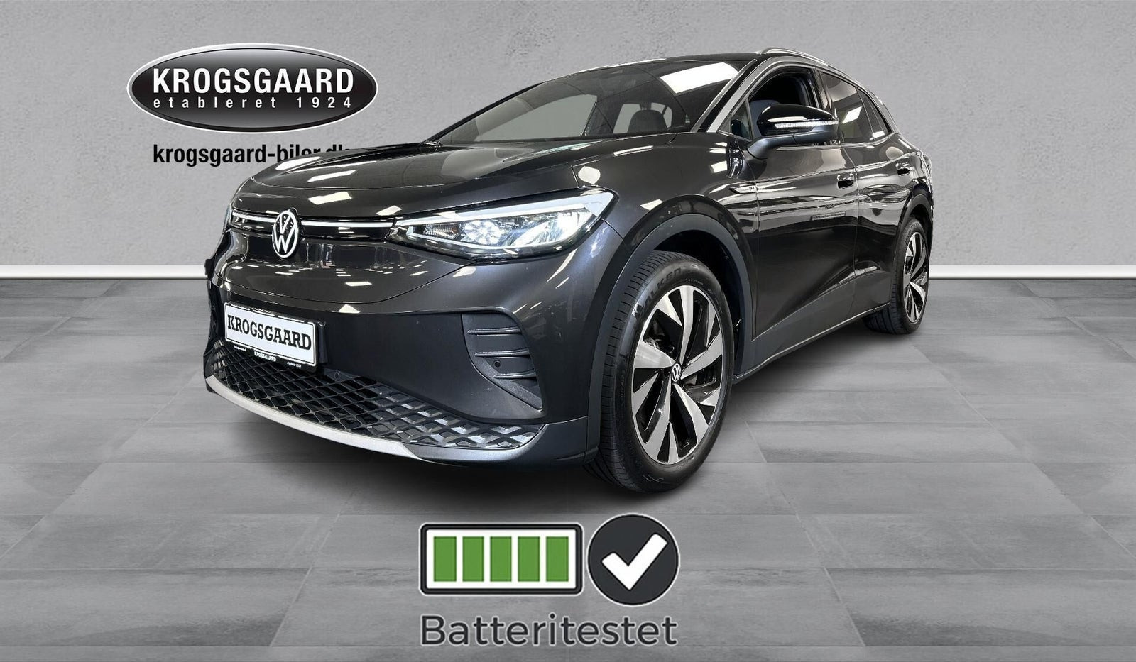 Grå VW ID.4 fra 2021