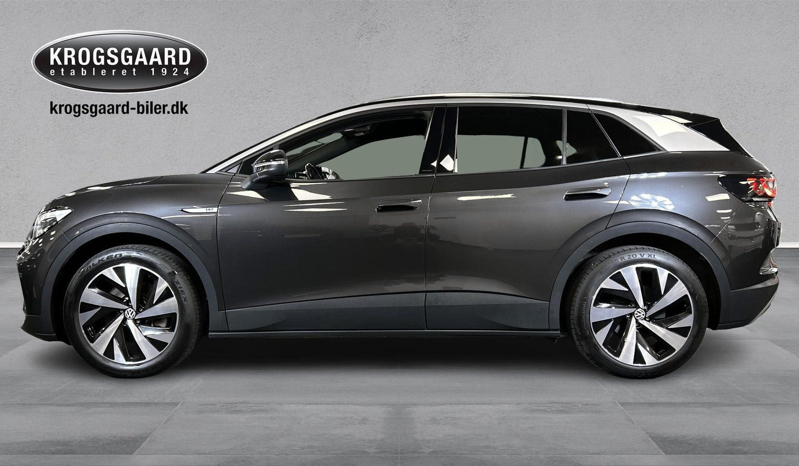 Grå VW ID.4 fra 2021