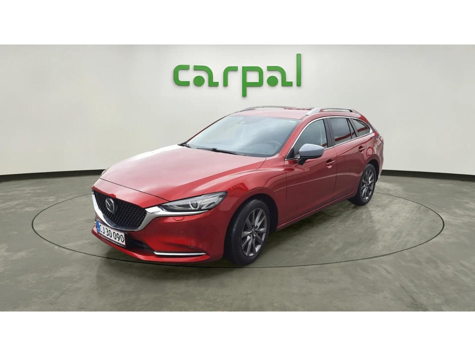 Grå Mazda 6 fra 2018